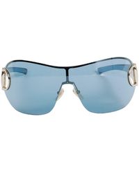 Gucci - Frameless Mask Sunglasses - Lyst