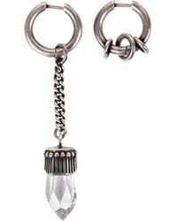Ann Demeulemeester - Vira Earrings With Quartz - Lyst