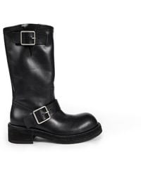 Ann Demeulemeester - Sarith Biker Boots - Lyst