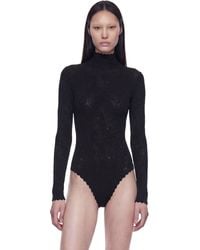 Givenchy - Floral Lace Bodysuit - Lyst