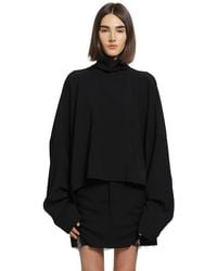 Rick Owens - Tower Jumbo Tabard Cropped Top - Lyst