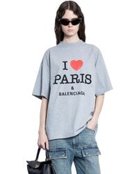 Balenciaga - I Love Paris T-Shirt - Lyst