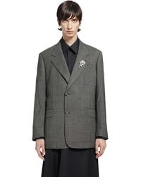 Simone Rocha - Notch Lapel Blazer With Embroidery - Lyst