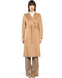 Max Mara - Wool Cashmere Silk Wrap Coat - Lyst