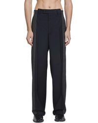 Maison Margiela - Two-Tone Wool Trousers - Lyst