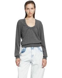 Maison Margiela - Twisted Knit Crewneck Sweater - Lyst