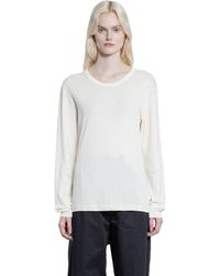 Lemaire - Rib Long Sleeve Top - Lyst