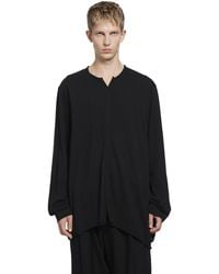 Ziggy Chen - V-Neck Long Sleeve T-Shirt - Lyst
