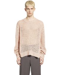 Jil Sander - Chunky-Knit Linen Sweater - Lyst