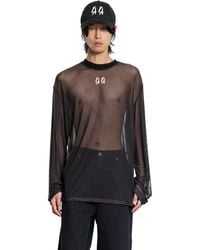 44 Label Group - 44 Long Sleeve Mesh T-Shirt - Lyst