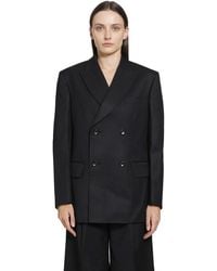 Junya Watanabe - Double Breasted Blazer - Lyst