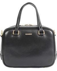 Jil Sander - Vision Small Leather Top Handle Bag - Lyst