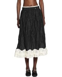 Renli Su - Gathered A-Line Skirt - Lyst