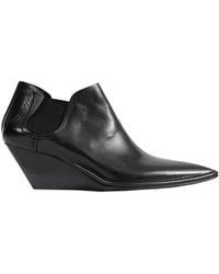 Capasa - Low-Cut Leather Ankle Boots - Lyst