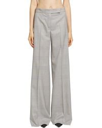 Max Mara - Glen Plaid Wool Trousers - Lyst