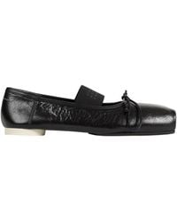 MM6 by Maison Margiela - Numeric Square-Toe Ballerinas - Lyst