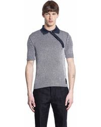 Fendi - Cotton And Viscose Polo Shirt - Lyst