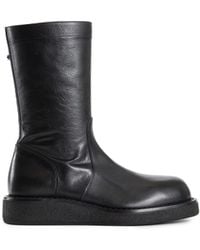Ann Demeulemeester - Kasi Leather Ankle Boots - Lyst
