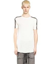 Thom Krom - Spliced Viscose Linen T-Shirt - Lyst