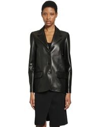 Gucci - Leather Blazer - Lyst