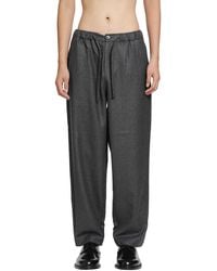 ROSE BURRITO - Wool Flannel Pyjama Trousers - Lyst