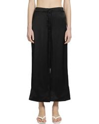 TOTEME - Satin Drawstring Trousers - Lyst