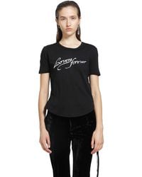 Ann Demeulemeester - Floor 'Lovers Forever' Micro T-Shirt - Lyst
