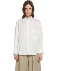 Comme des Garçons - Crochet Pocket Shirt - Lyst