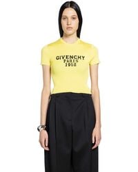 Givenchy - 1952 Paris Short Sleeve Crop Top - Lyst
