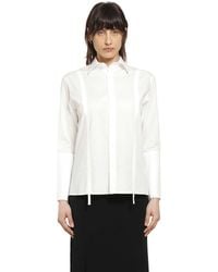 Yohji Yamamoto - Broad Gather Detail Shirt - Lyst