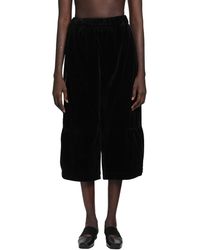 Renli Su - Cropped Velvet Trousers - Lyst