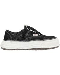 Maison Mihara Yasuhiro - Baker26 Glittery Suede Sneakers - Lyst