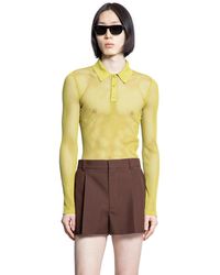 Gucci - Technical Mesh Polo Top - Lyst