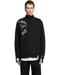 Ann Demeulemeester - Natan Destroyed Seed Stitch Turtleneck Sweater - Lyst