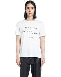 Ann Demeulemeester - Baptist 'Love Is A Window' Standard T-Shirt - Lyst