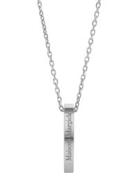 Maison Margiela - Logo Ring Pendant Necklace - Lyst