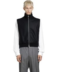 Jil Sander - Wool Melton Padded Vest - Lyst