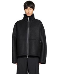 Laminar - Felt Zip-Up Jacket - Lyst
