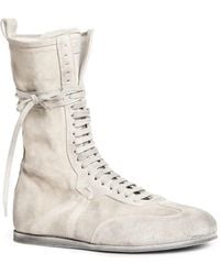Ann Demeulemeester - Fides High-Top Boxing Sneakers - Lyst