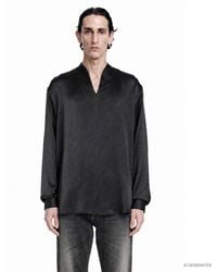 Giorgio Armani - Hammered Silk Satin Shirt - Lyst