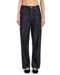 TOTEME - Twisted Seam Full Length Jeans - Lyst