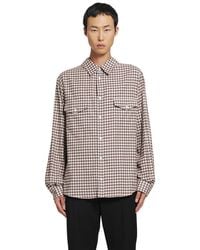 MM6 by Maison Margiela - Check Cotton Flannel Shirt - Lyst