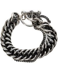 Ann Demeulemeester - Hinna Double Chain Bracelet - Lyst