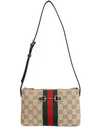 Gucci - Gg Canvas And Web Mini Bag - Lyst