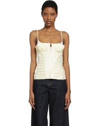 McQueen - Floral Jacquard Corset - Lyst