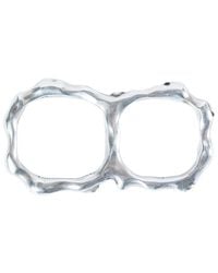 Ann Demeulemeester - Lenja Futuristic Fine Thorn Double Ring - Lyst