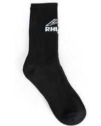 Rhude - Campione Logo Socks - Lyst