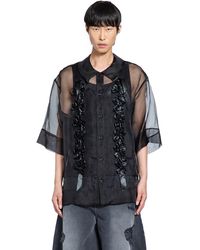 Simone Rocha - Ribbon Daisy Chain Boxy Shirt - Lyst