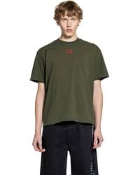 44 Label Group - Cotton T-Shirt Embroidered Logo - Lyst