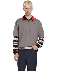 Marni - Polo Shirt With Contrast Trims - Lyst